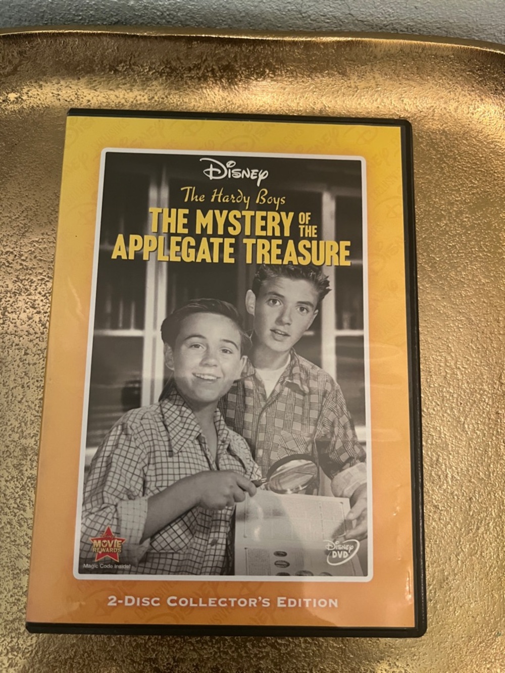 #1689*Disney Yellow and Black The Mystery of the Applegate Treasure Poster/Print
